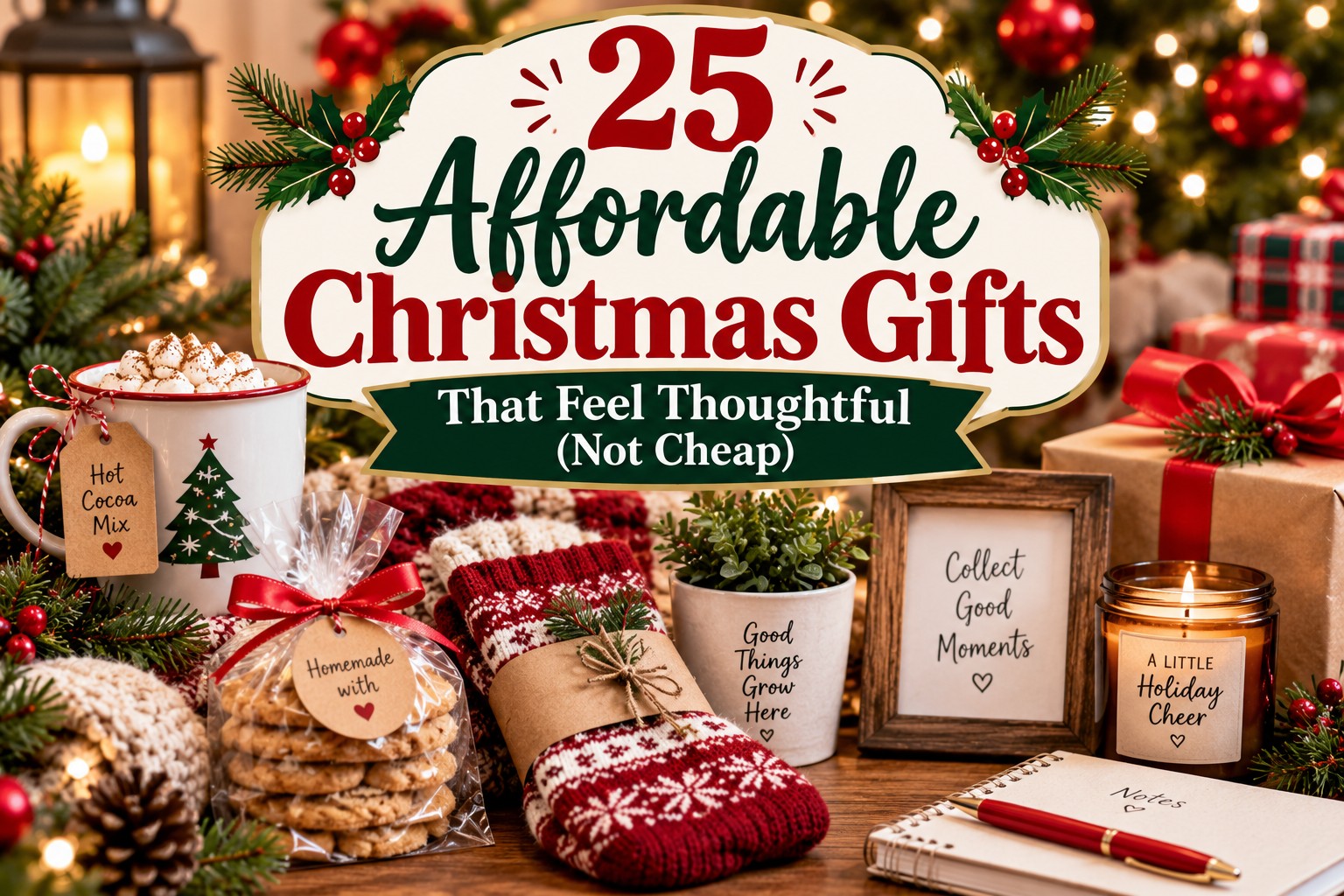 25 Affordable Christmas Gifts That Feel Thoughtful featured Christmas illustration
